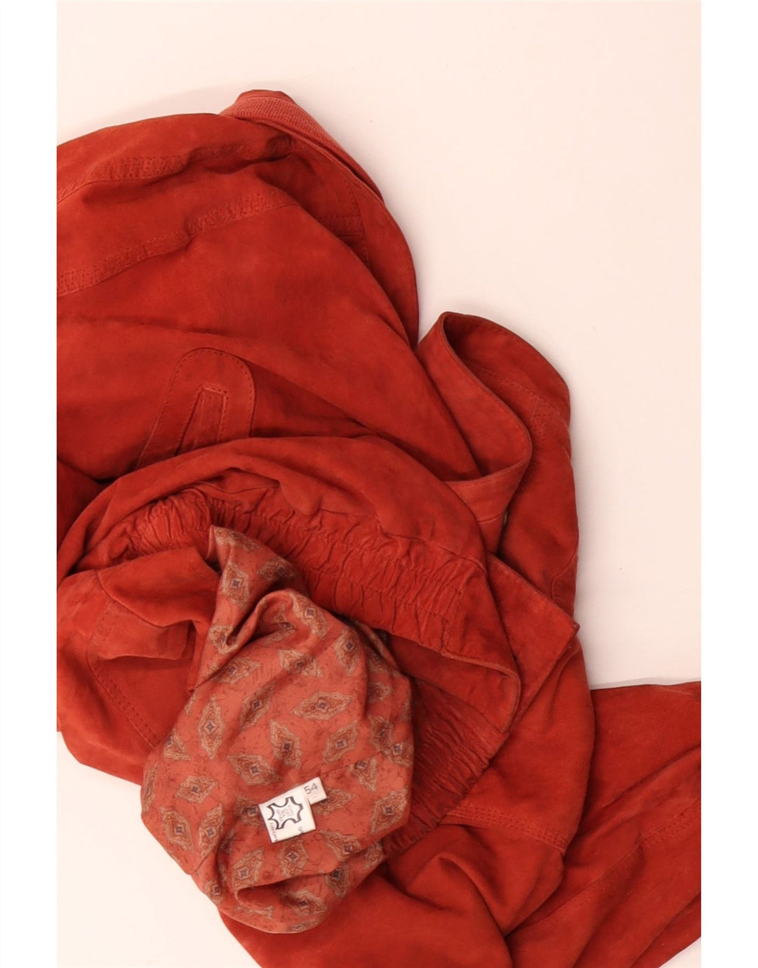 VINTAGE muška bomber jakna od brušene kože IT 54 2XL narančasta koža