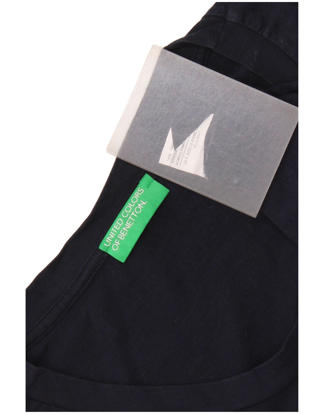 Benetton ženski prsluk UK 12 srednje tamnoplavi pamuk