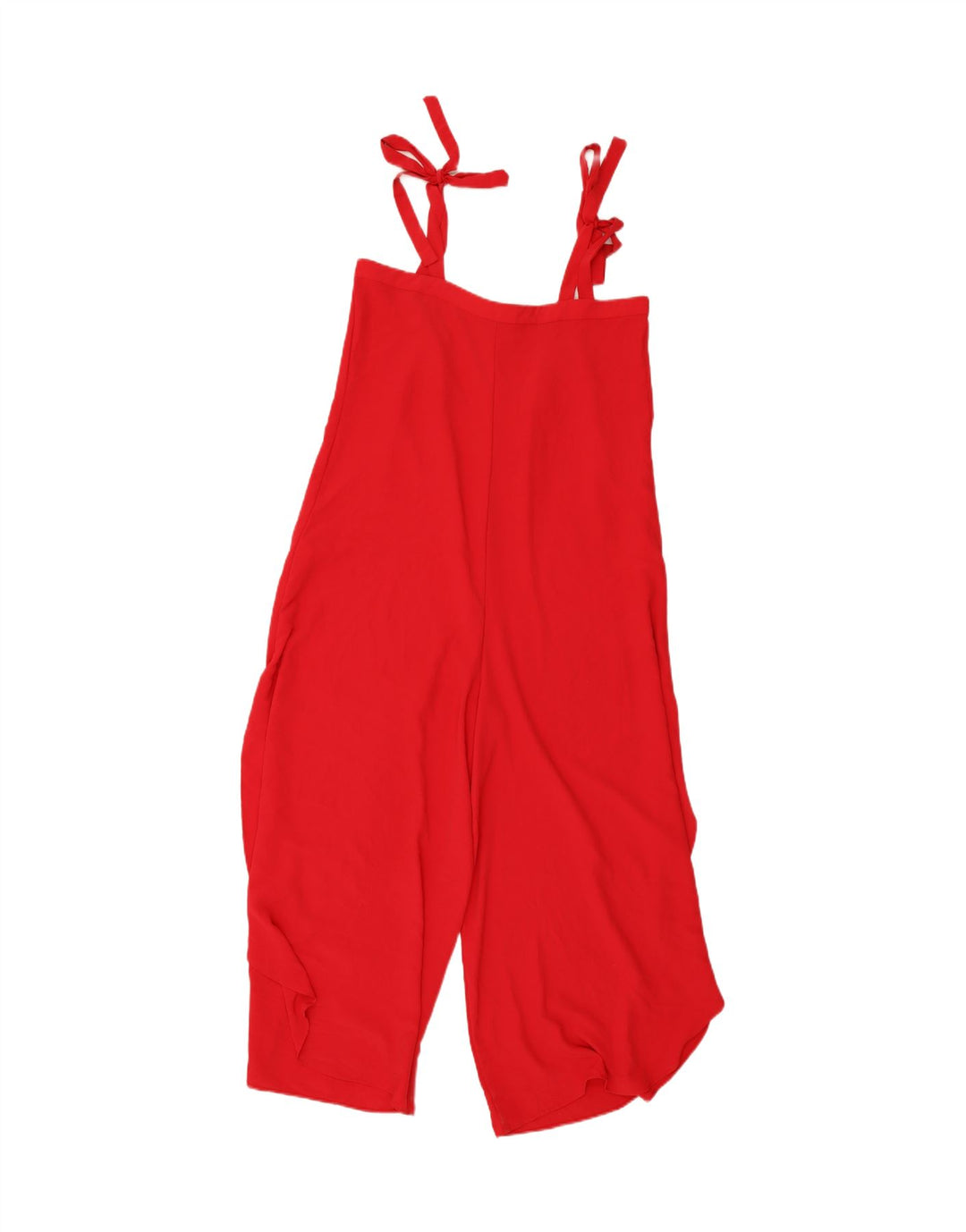 ZARA Womens Sleeveless Jumpsuit UK 10 Small  Red Polyester Vintage Zara and Second-Hand Zara from Messina Hembry 