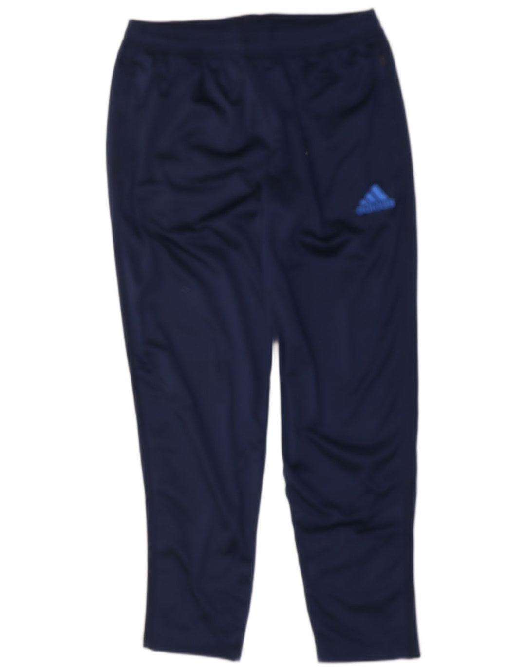 ADIDAS Mens Tracksuit Trousers Large Navy Blue Polyester