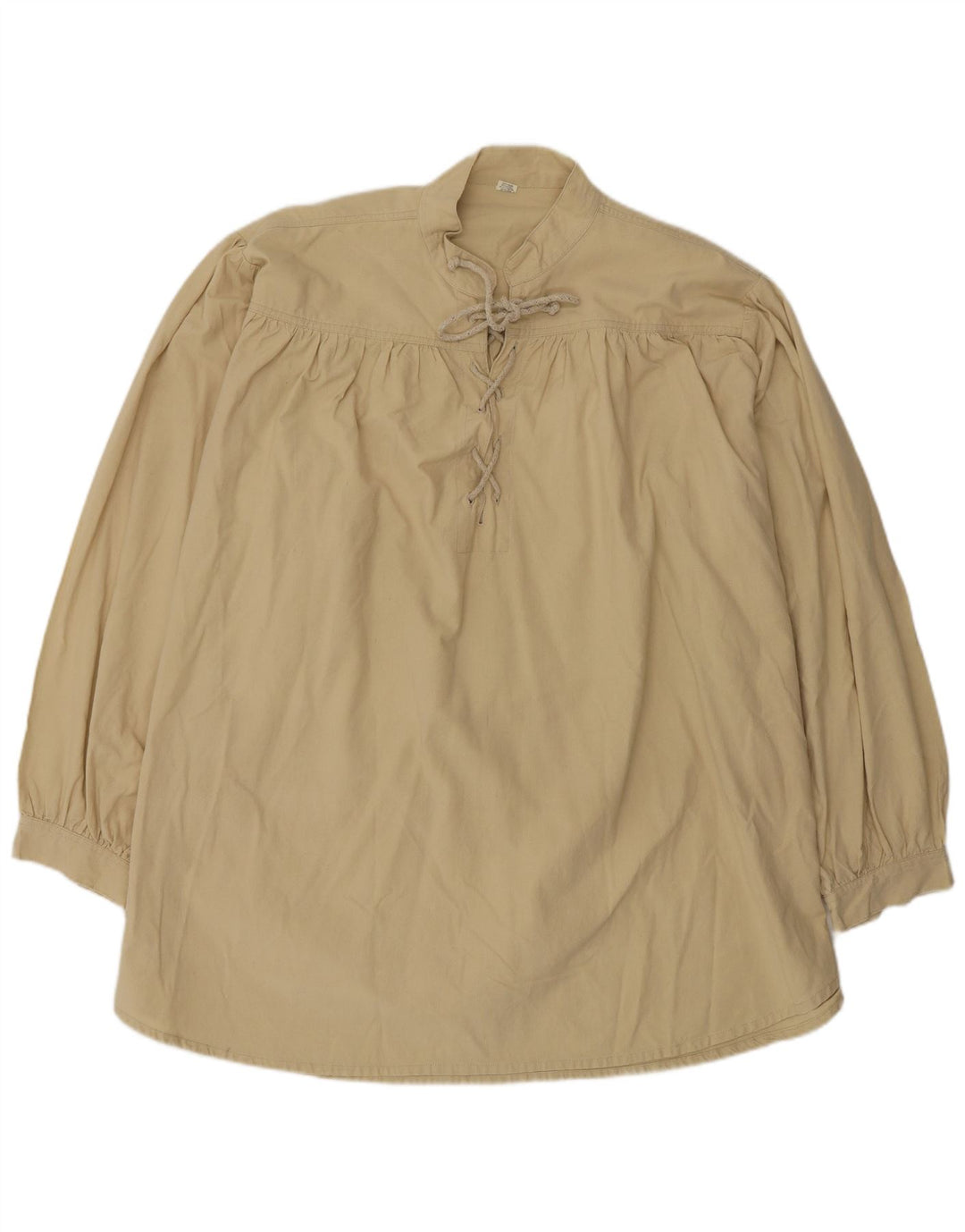 VINTAGE muška pulover košulja XL zelena pamučna boemska boja