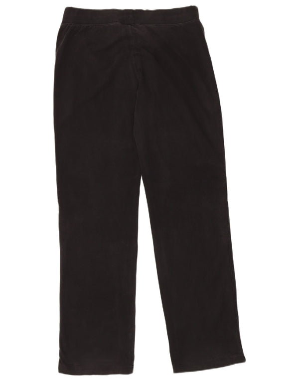 NIKE Womens Tracksuit Trousers UK 14 Large Black Cotton