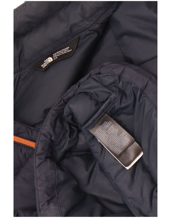 The North Face ženska podstavljena jakna UK 10 Mala tamnoplava najlonska