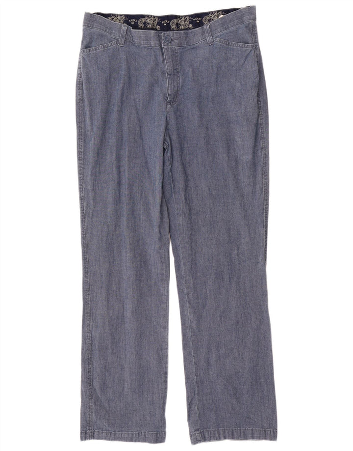 LEE Ženske Riders ležerne hlače visokog struka US 18 2XL W36 L31 Plava