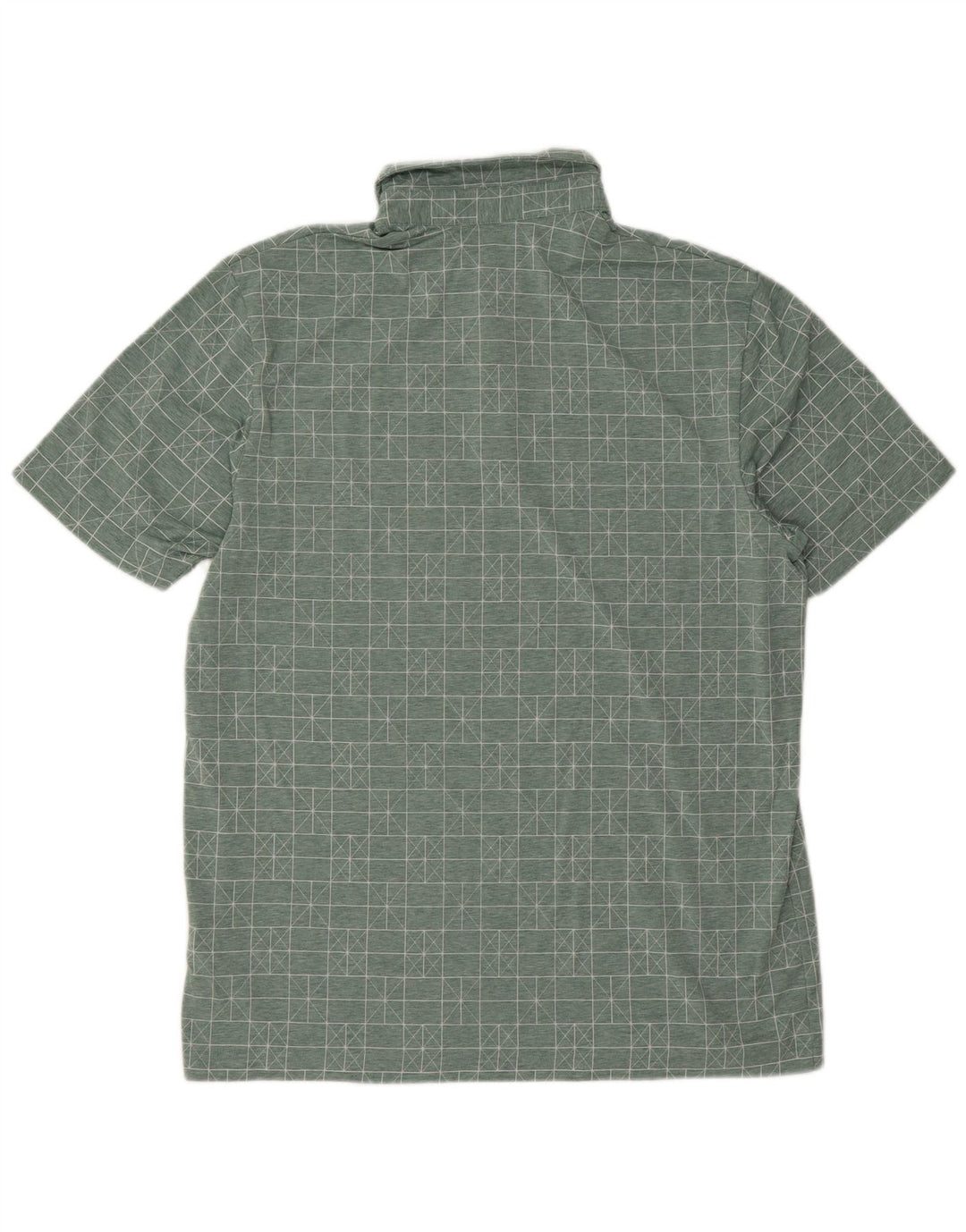 Adidas muška polo majica srednje zelene geometrijske boje od poliestera
