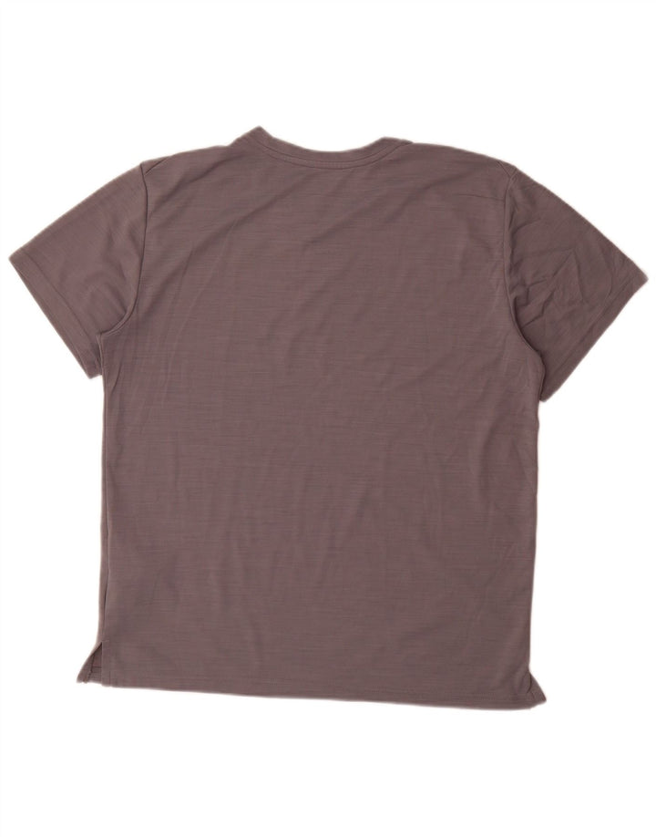 Nike Dri Fit T-Shirt Top srednje sivi flekasti poliester