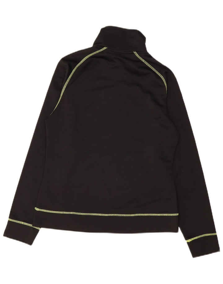 ASICS ženska gornja jakna za trenirku UK 12 srednji crni poliester