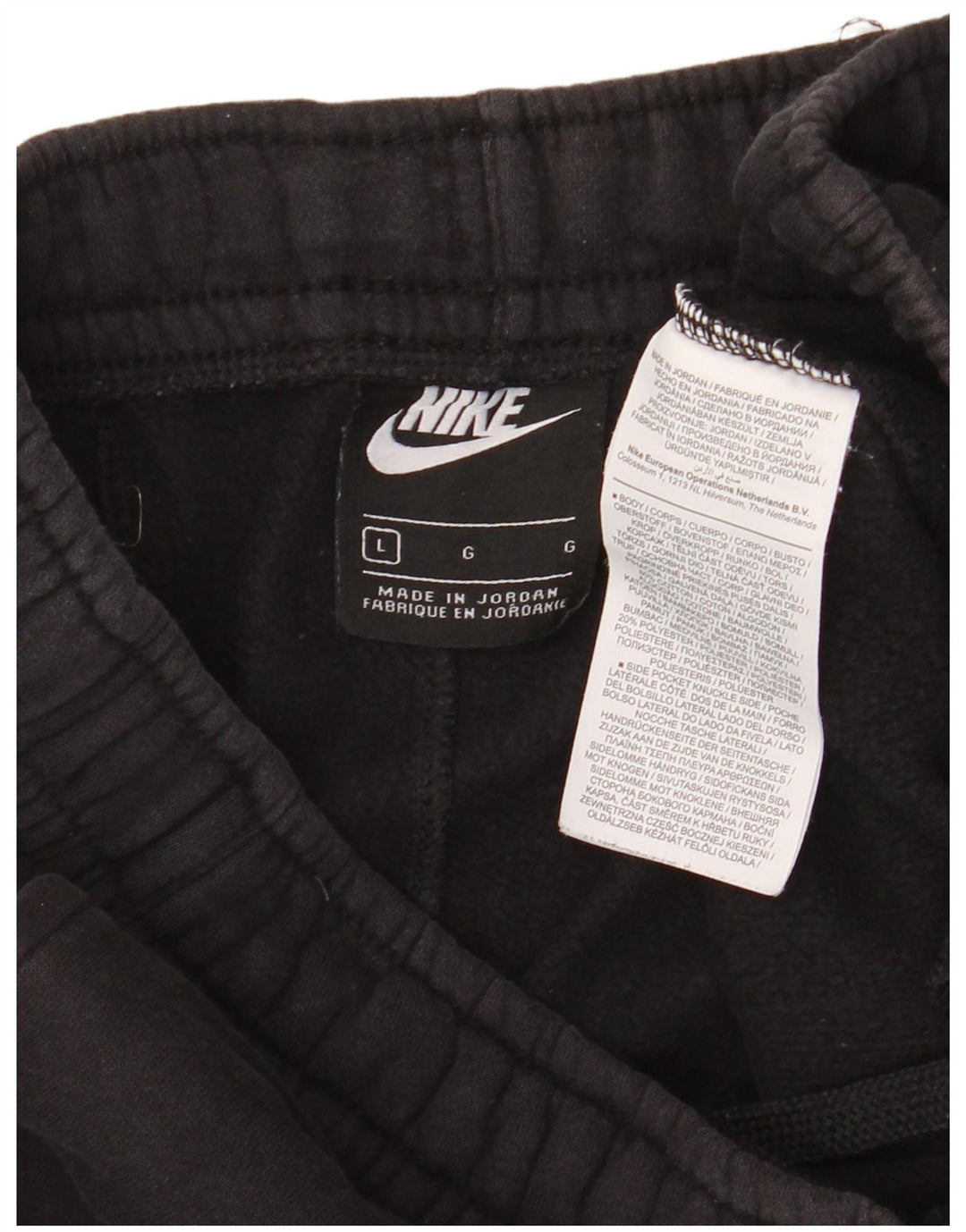 NIKE Muška trenirka Hlače Joggers Large Black Pamuk