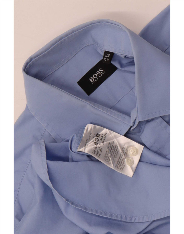 Muška košulja Hugo Boss Veličina 39 15 1/2 srednje plavi pamuk