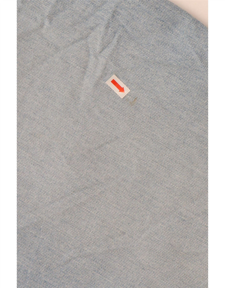 TOMMY HILFIGER ženska traper suknja visokog struka US 10 Large W30 plavi pamuk