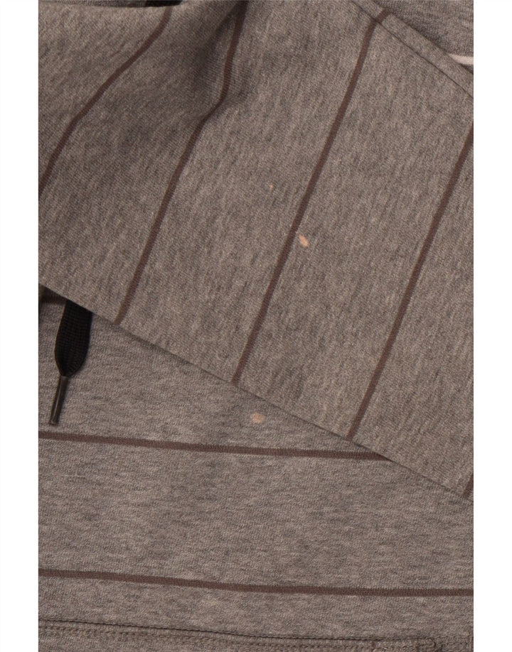 Puma muška majica s kapuljačom, mali pamuk na sive pruge