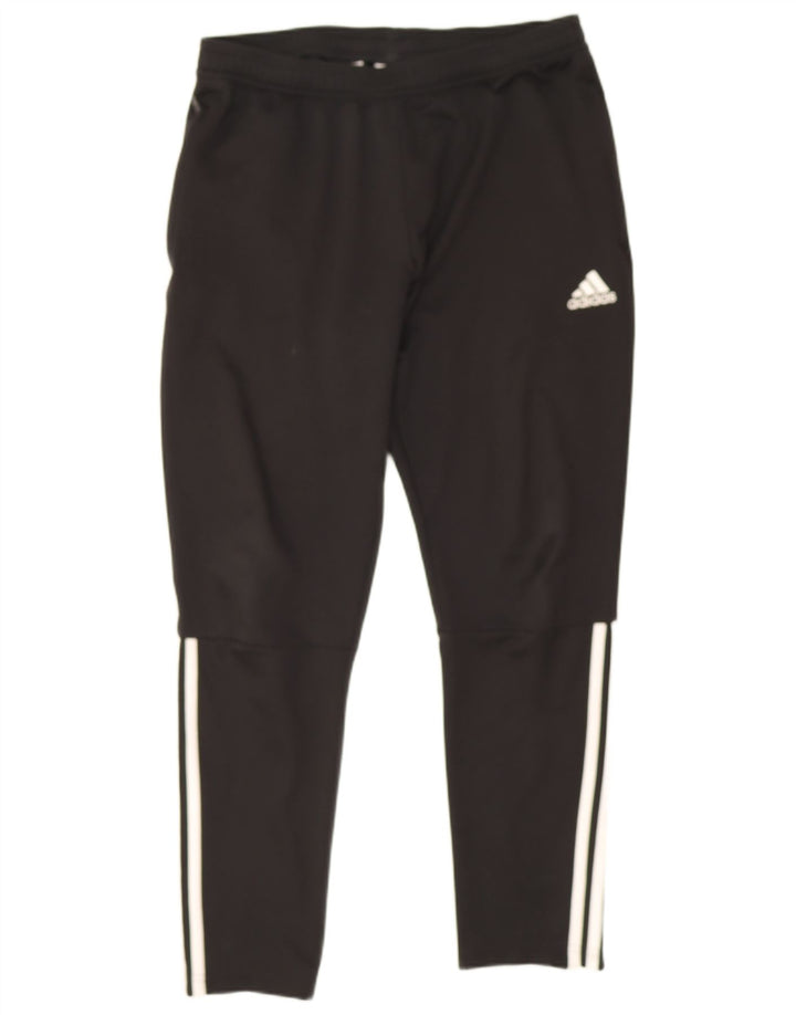Adidas muške hlače od trenirke velike crne poliesterske