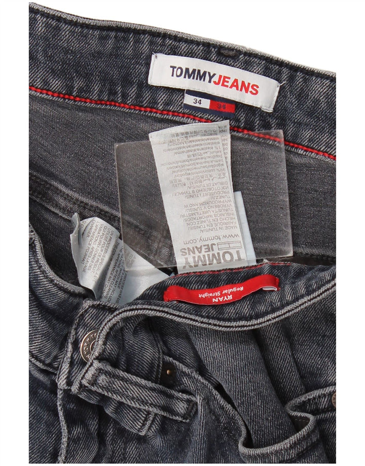Tommy Hilfiger muške ravne traperice Ryan W34 L34 tamnoplavi pamuk