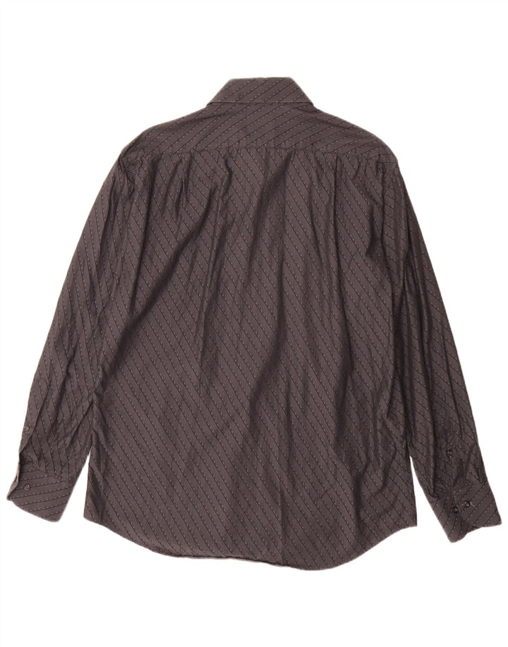 Muška košulja ROCCOBAROCCO, veličina 16 41, veliki pamuk na crne pruge