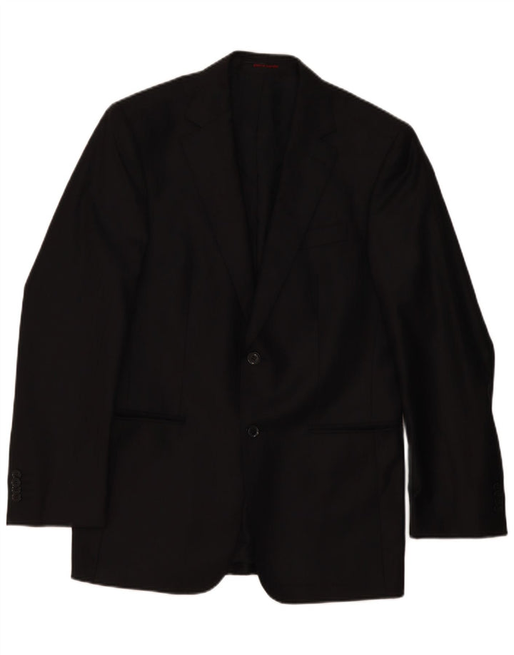 Pierre Cardin Muški Sako s 2 Gumba UK 38 Medium Crni Klasični