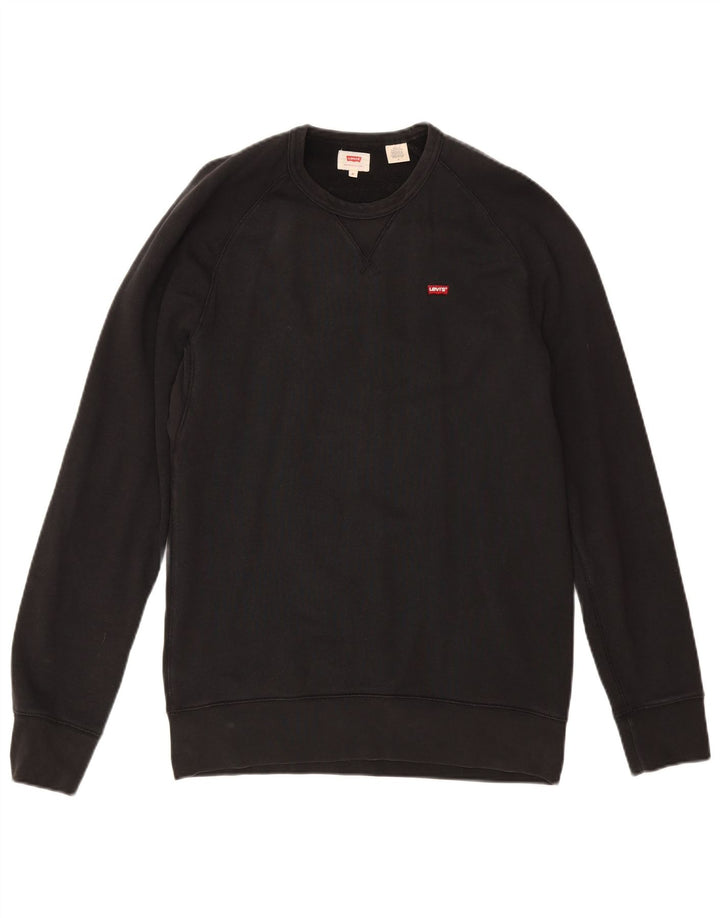 LEVI'S Mens Sweatshirt Jumper Medium Black Cotton