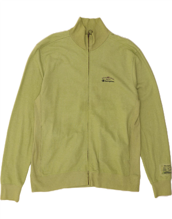 CHAMPION Mens Tracksuit Top Jacket XL Green Cotton Vintage Champion and Second-Hand Champion from Messina Hembry 