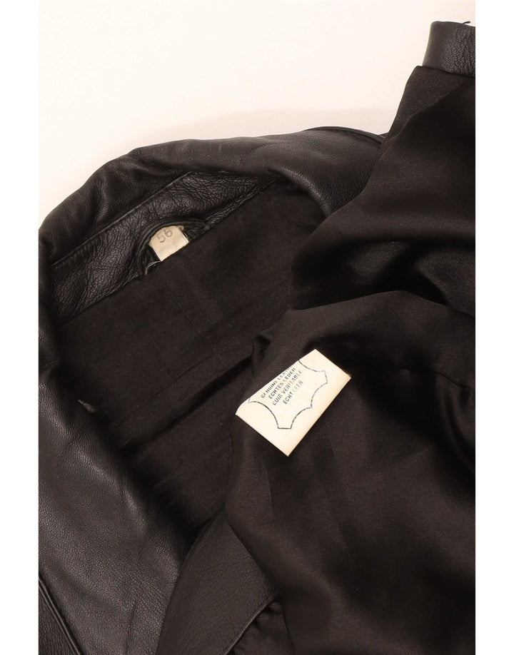 Vintage muška kožna jakna EU 56 XL crna