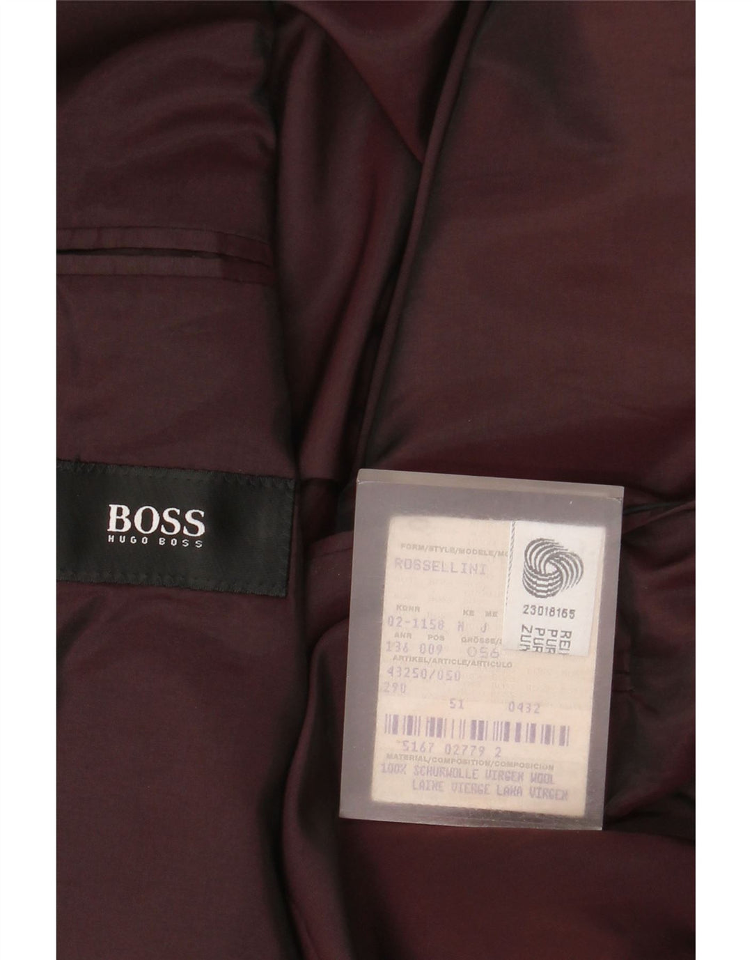 Hugo Boss muška jakna s 3 gumba EU 51 velika smeđa riblja kost