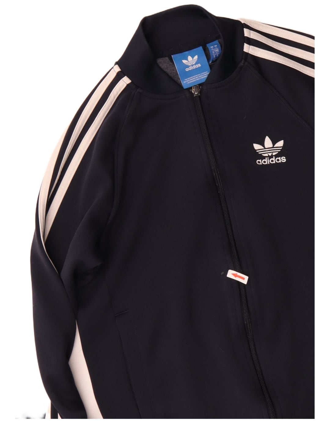 Adidas muška trenirka mala jakna od tamnoplavog poliestera