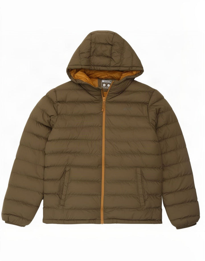 Mountain Warehouse Muška podstavljena jakna s kapuljačom UK 40 Large kaki poliamid