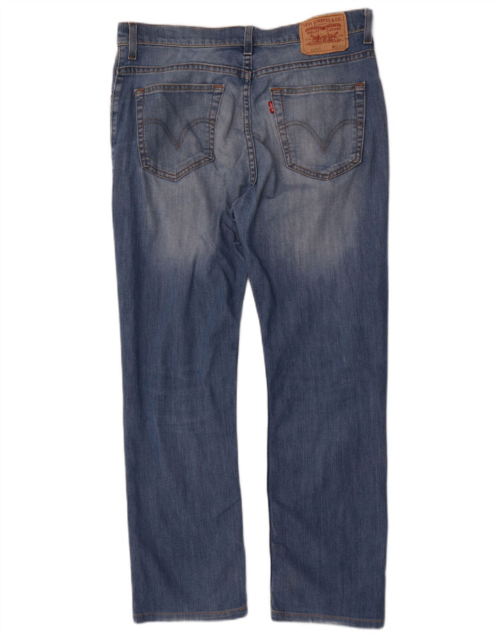 Levi's muške ravne traperice W34 L28 plavi pamuk