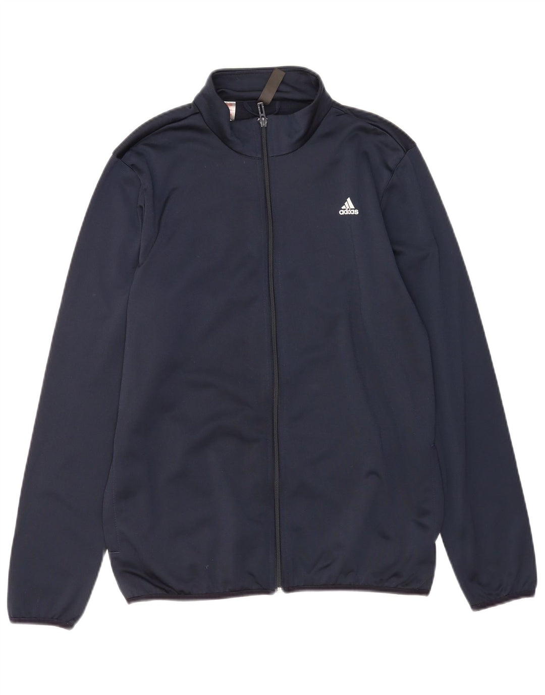 Gornja jakna od trenirke Adidas za dječake 15-16 godina tamnoplava poliester