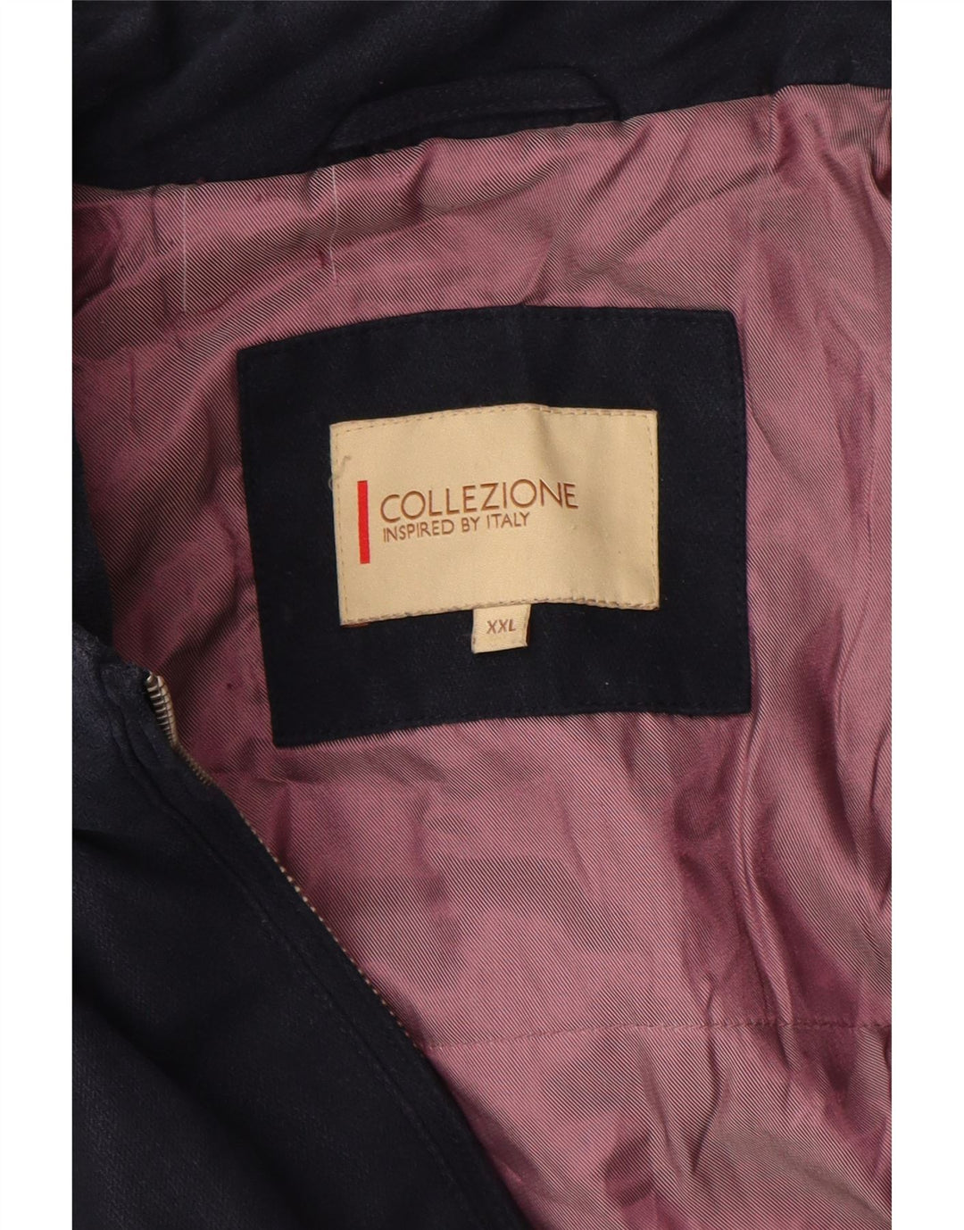 Vintage muška bomber jakna UK 44 2XL tamnoplava