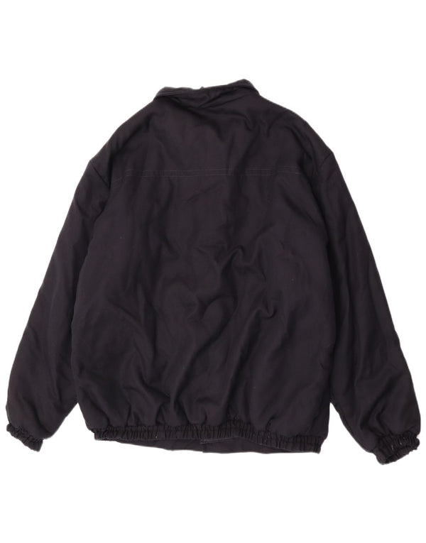 Vintage muška bomber jakna UK 42 XL tamnoplava