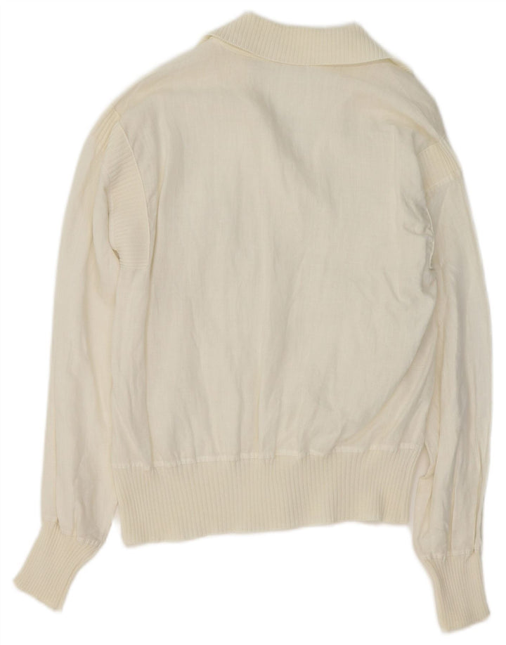 Vintage ženska košulja bluza UK 16 velika bijela