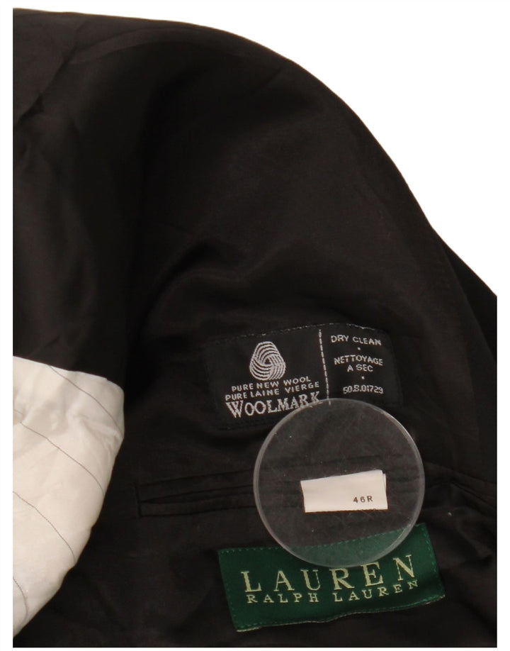 Ralph Lauren muška jakna sa 2 gumba UK 46 2XL crna vuna