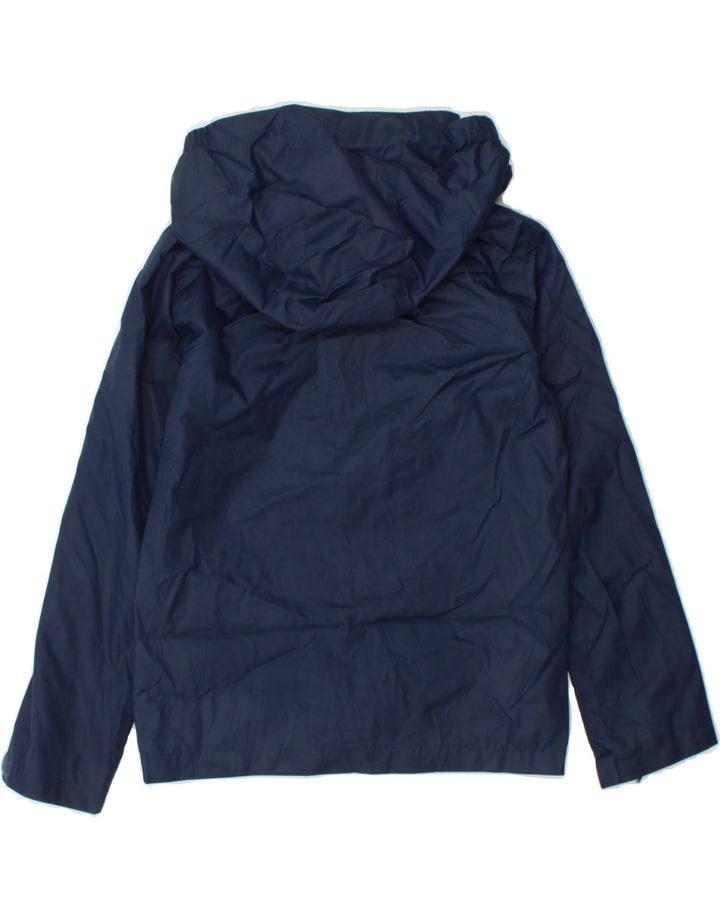 MOUNTAIN WAREHOUSE Boys Hooded Windbreaker Jacket 7-8 Years Navy Blue Vintage Mountain Warehouse and Second-Hand Mountain Warehouse from Messina Hembry 