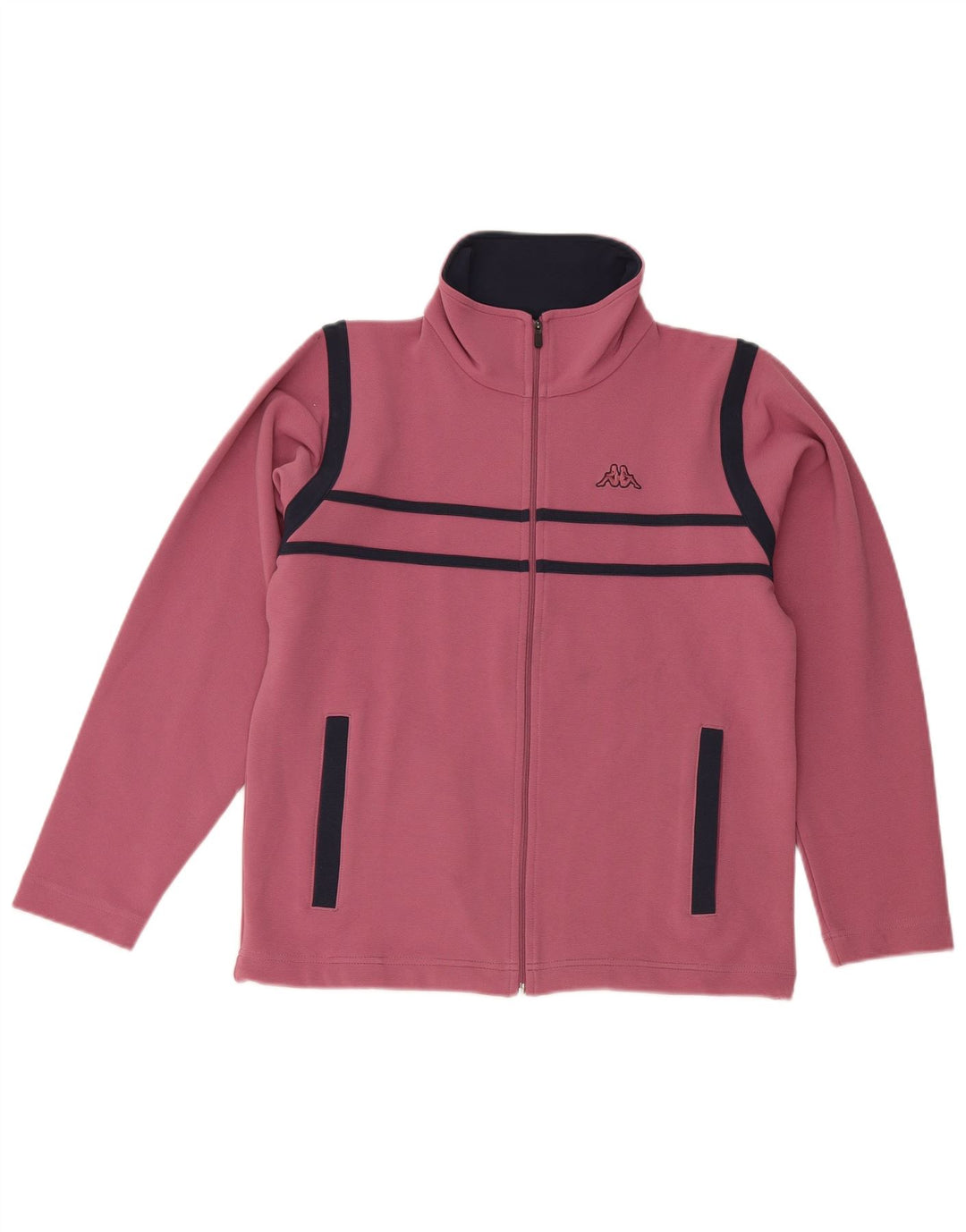 Kappa ženska gornja jakna trenirke UK 10 Small Pink Colourblock Poliester