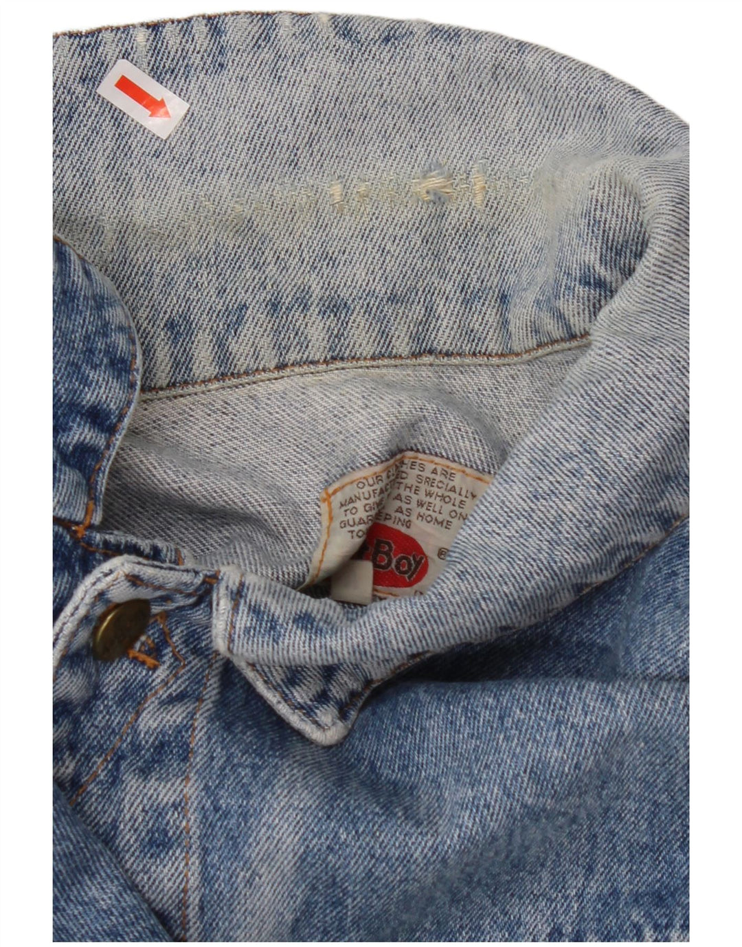 WITBOY Mens Denim Jacket UK 42 XL Blue