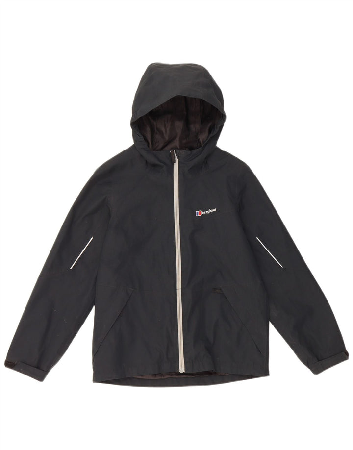 Berghaus Boys kišna jakna s kapuljačom 9-10 godina crna od poliestera