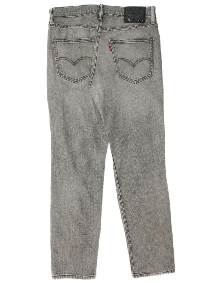Levi's muške 511 uske traperice 32 L30, sivi pamuk