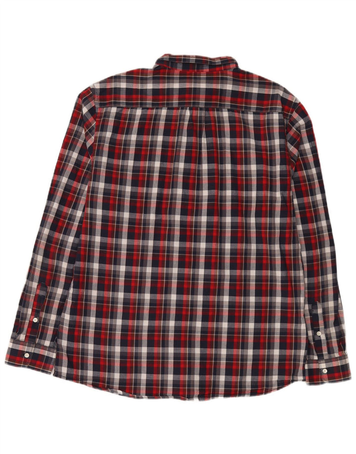 Wrangler muška flanelska košulja XL, crveni karirani pamuk