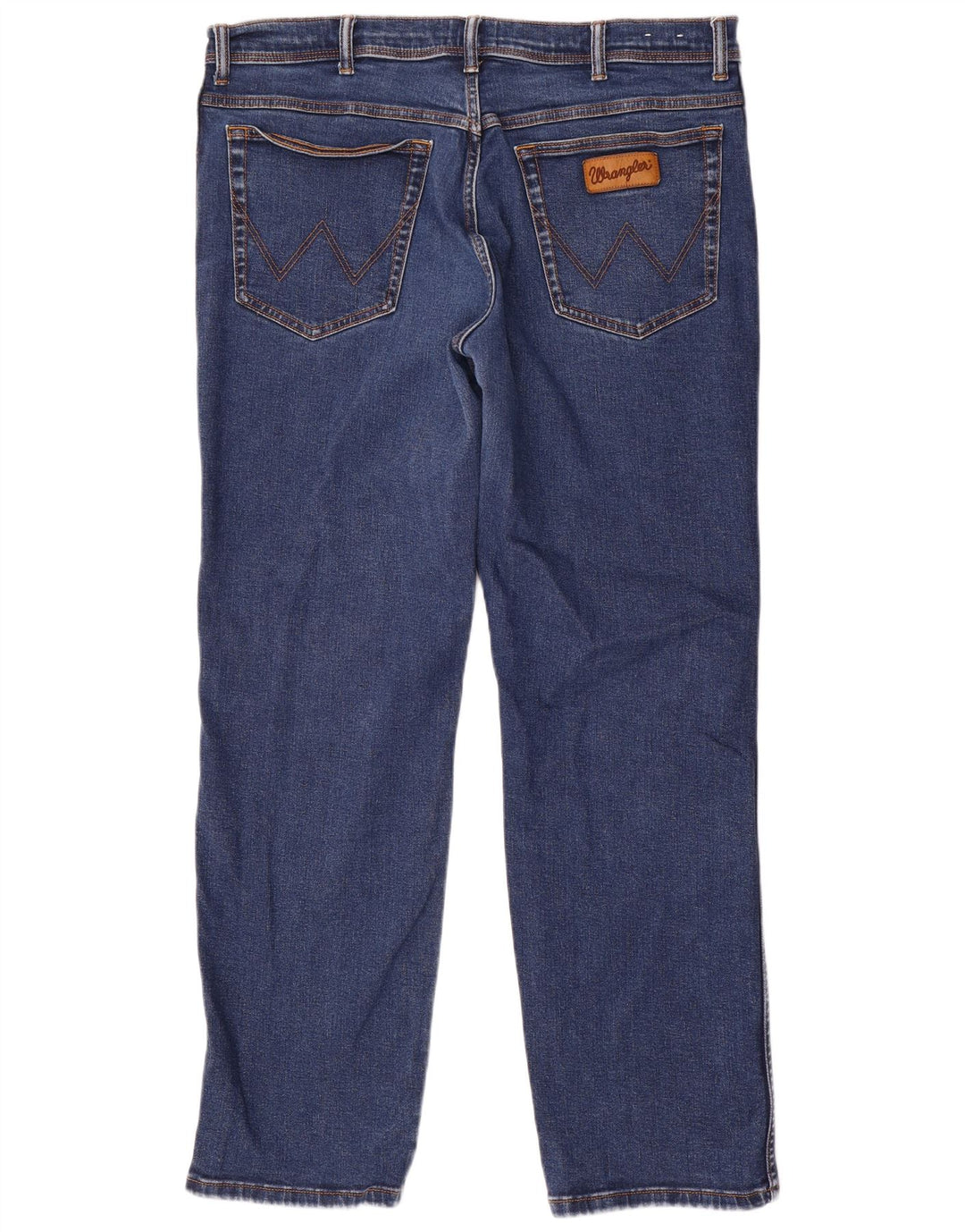Wrangler muške ravne traperice Texas W40 L32 plavi pamuk