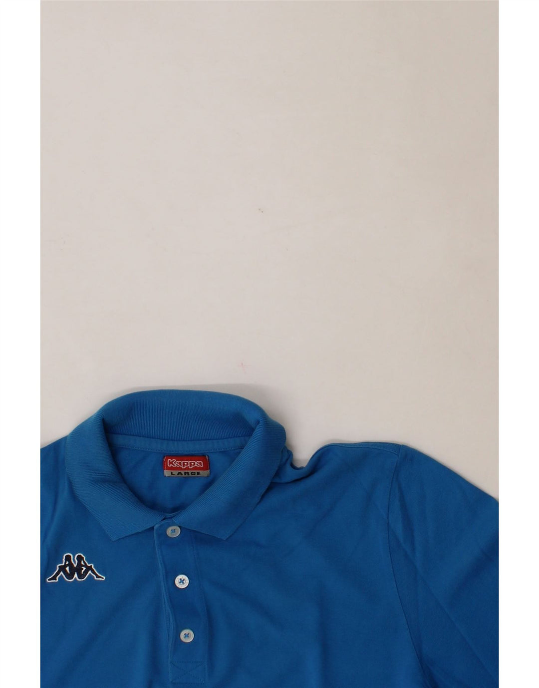 KAPPA Mens Polo Shirt Large Blue Cotton Vintage Kappa and Second-Hand Kappa from Messina Hembry 