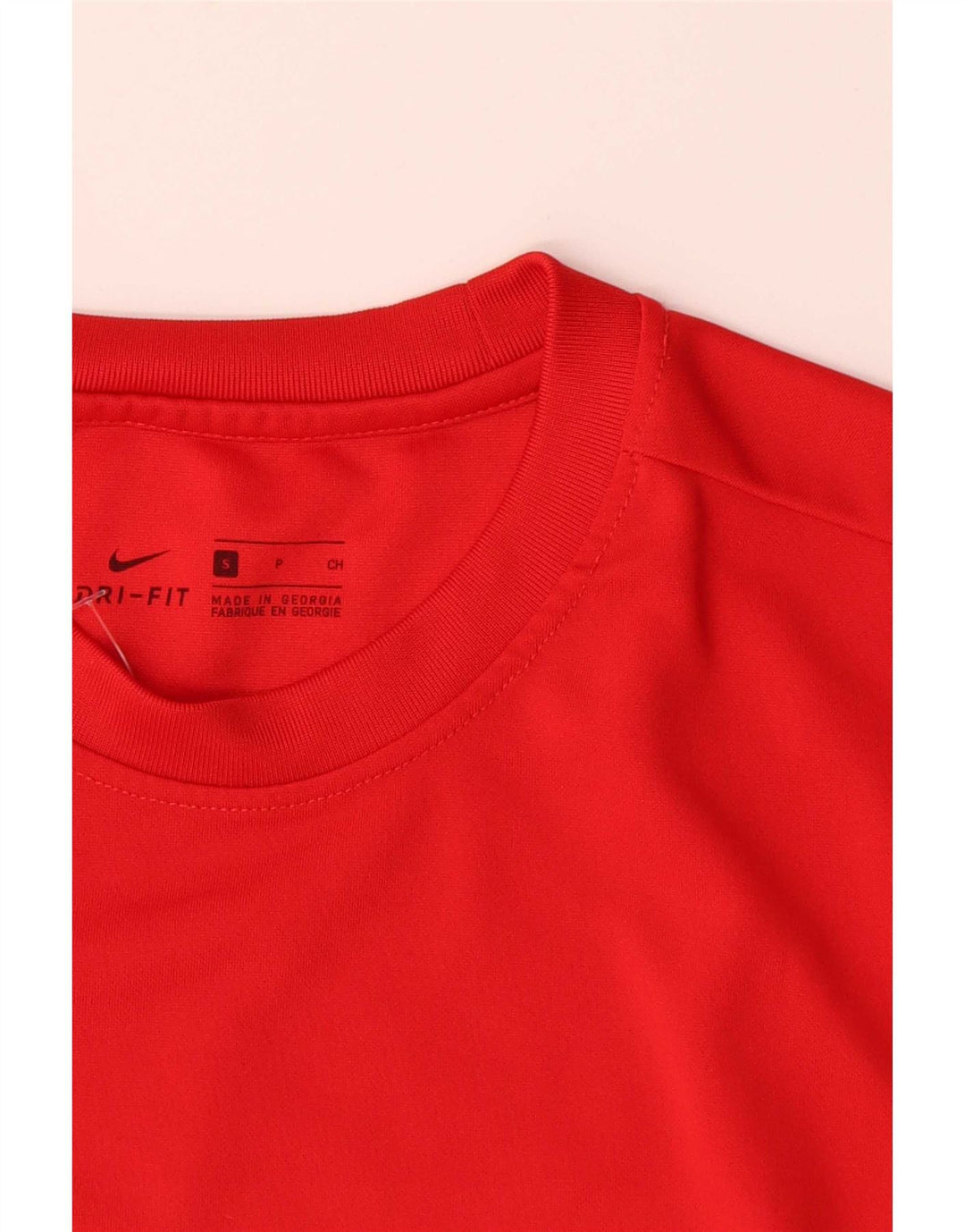 Nike Dri Fit majica s kratkim rukavima, mali crveni poliester
