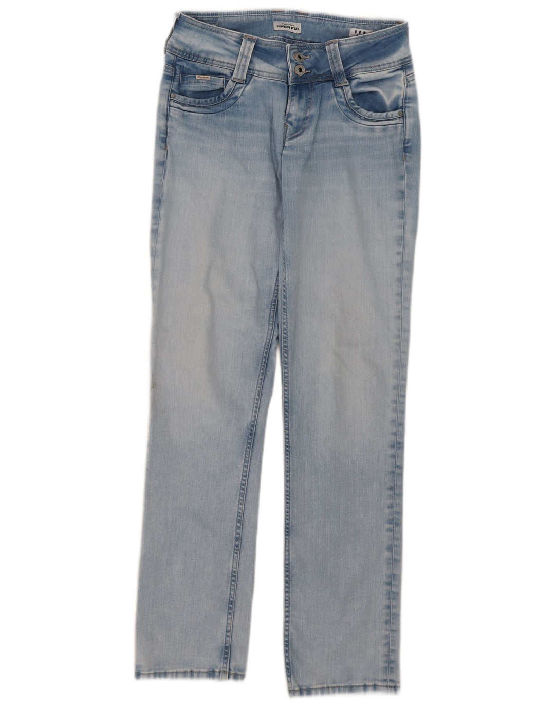 PEPE Jeans ženske ravne traperice W29 L32 plavi pamuk