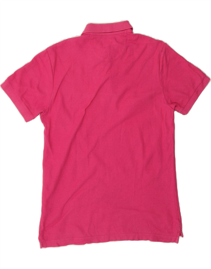 CHAPS Mens Polo Shirt Medium Pink Cotton Vintage Chaps and Second-Hand Chaps from Messina Hembry 