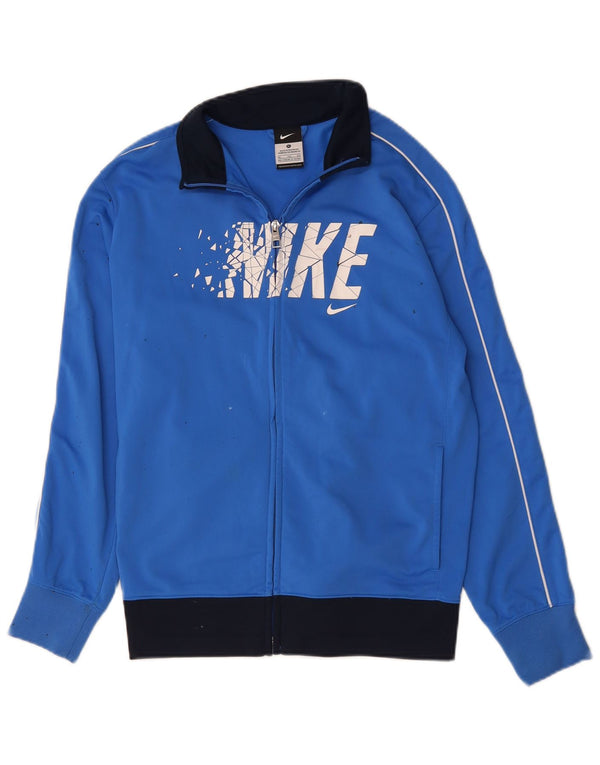 Nike Boys Graphic Trenirka Gornja jakna 13-14 Years XL Blue Colourblock
