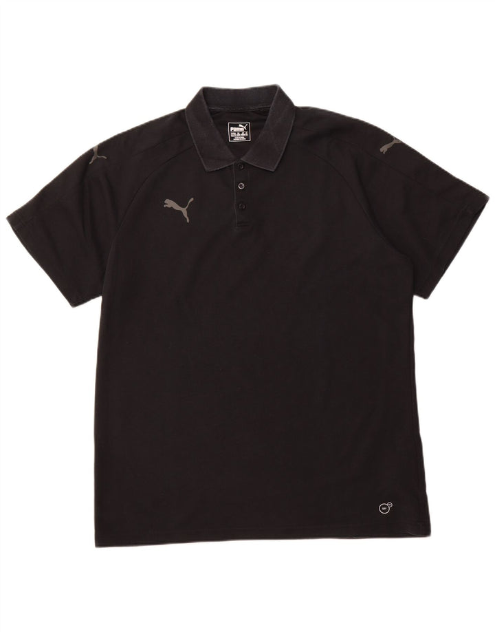 PUMA muška polo majica 2XL crni pamuk