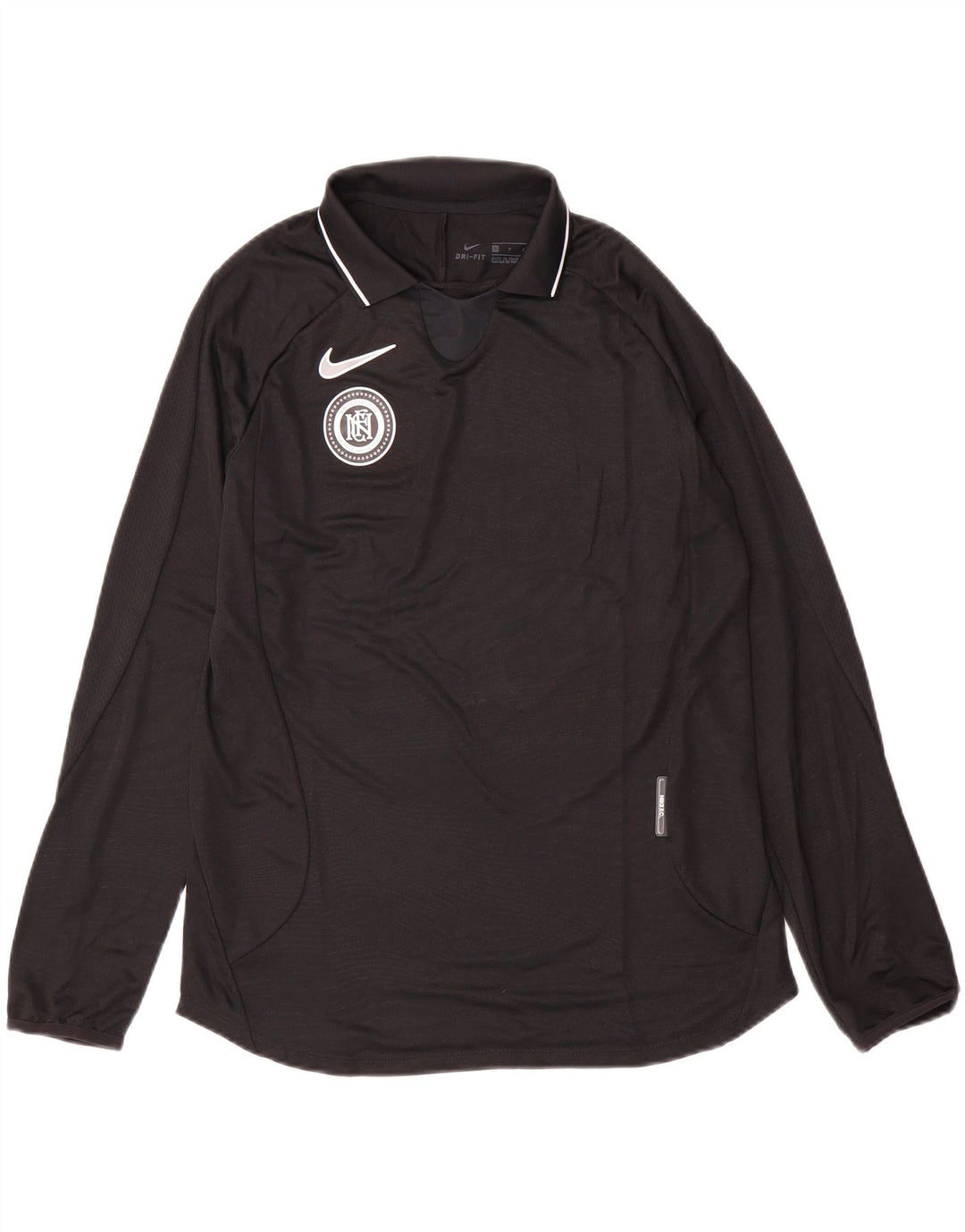Nike muška Dri Fit majica dugih rukava mala crna poliester