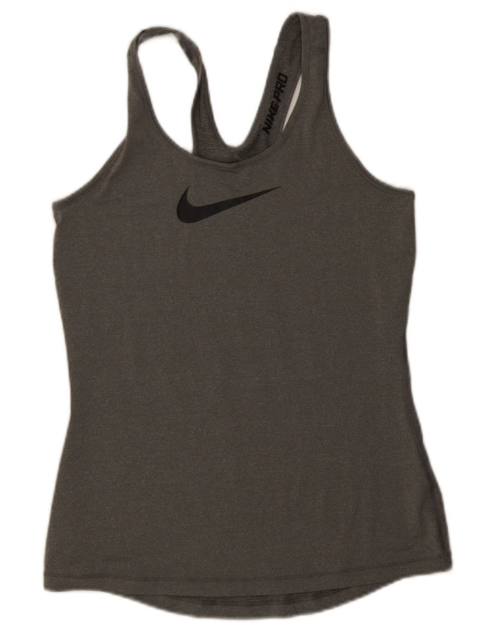 Nike Ženski grafički prsluk UK 12 Srednje sivi poliester
