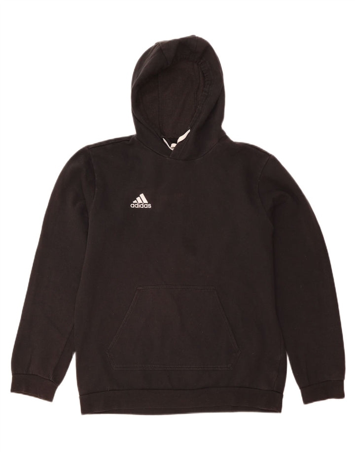 Adidas muška majica s kapuljačom Srednje crni pamuk