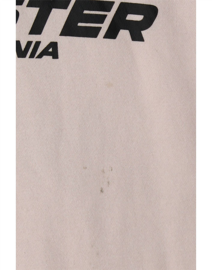 HOLLISTER Muška majica s kapuljačom s grafičkim motivima, veliki bijeli pamuk u blokovima boja