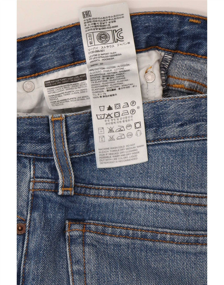 Levi's ženske uske traperice W27 L26 plavi pamuk