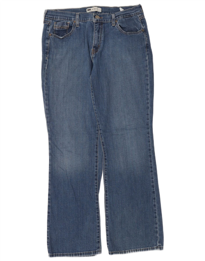 Levi's ženske 515 Bootcut traperice W31 L32 plavi pamuk